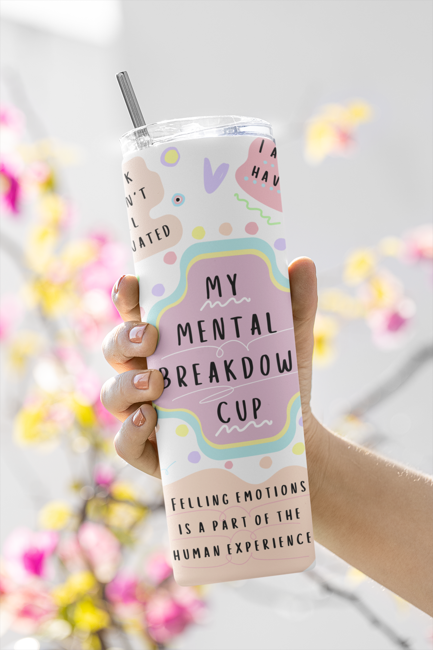 Mental Health Tumbler ,20oz